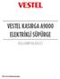 VESTEL KASIRGA A9000 ELEKTRİKLİ SÜPÜRGE KULLANIM KILAVUZU