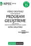 PROGRAM GELİŞTİRME. KPSS soruda 65 SORU VİDEO DESTEKLİ KONU ANLATIMLI EĞİTİM BİLİMLERİ