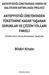 Bildiri Kitabı ANTEPFISTIĞI ÜRETİMİNDEN TÜKETİMİNE KADAR YAŞANAN SORUNLAR VE ÇÖZÜM YOLLARI PANELİ