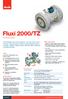 Fluxi 2000/TZ. Türbinli Gaz Sayacı