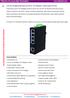 CLR-IES-50 @ Endüstriyel Tip 5Port 10/100Base-T RJ45 Switch DC24V
