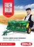 1975 DEN BUGÜNE DEĞERİNİ, SINCE 1975, THE VALUE PLANTER KNOWS ÜNİVERSAL KOMBİNE HUBUBAT EKİM MAKİNASI UNIVERSAL COMBINE CEREAL SEED DRILL ŞK-HM SERİSİ