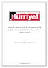 HÜRRİYET GAZETECİLİK VE MATBAACILIK A.Ş. 1 Ocak 30 Haziran 2012 Ara Hesap Dönemi Faaliyet Raporu.