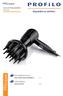 PPG23300 SAÇ KURUTMA MAKİNESİ. hair dryer PPG23300 KULLANIM KILAVUZU SAÇ KURUTMA MAKİNESİ USER MANUAL HAIR DRYER