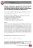 Medicine Science 2015;4(1): Awareness of Biological Evidences in Emergency Unit Acil Serviste Biyolojik Delil Alınmasındaki Farkındalık