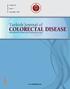 Turkish Journal of. Volume 26. Issue 3. September Official Journal of the Turkish Society of Colon and Rectal Surgery