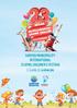 SARIYER MUNICIPALITY INTERNATIONAL 23 APRIL CHILDREN S FESTIVAL NİSAN ULUSLARARASI ÇOCUK ŞENLİĞİ APRIL NİSAN 2018 PROGRAM PROGRAMME