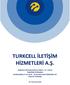 TURKCELL İLETİŞİM HİZMETLERİ A.Ş.