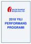 2018 YILI PERFORMANS PROGRAMI