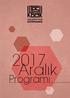 2017 Aralık. Programı