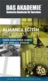 ALMANCA EĞİTİM PROGRAMLARI İZMİR-NARLIDERE ŞUBESİ GÜZ DÖNEMİ