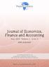 JournalofEconomics, FinanceandAccounting