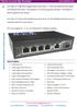 5Port Gigabit RJ45 ( 4Port POE ) + 1*SFP Slot Ethernet POE Switch