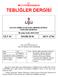 T.C. MİLLÎ EĞİTİM BAKANLIĞI TEBLİĞLER DERGİSİ DESTEK HİZMETLERİ GENEL MÜDÜRLÜĞÜNCE AYDA BİR ÇIKARILIR. İlk Çıkış Tarihi: 09/01/1939