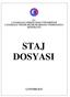 T.C. ÇANAKKALE ONSEKİZ MART ÜNİVERSİTESİ ÇANAKKALE TEKNİK BİLİMLER MESLEK YÜKSEKOKULU ÇANAKKALE MESLEK YÜKSEKOKULU MÜDÜRLÜĞÜ T.C.