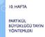 10. HAFTA PARTİKÜL BÜYÜKLÜĞÜ TAYİN YÖNTEMLERİ