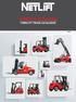 Dizel Forkliftler - M SERİSİ DIESEL FORKLIFT TRUCKS - M SERIES. 1.8 t t Dizel Forklift 1.8 t t Diesel Forklift Trucks