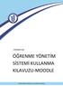 EĞİTMENLER İÇİN ÖĞRENME YÖNETİM SİSTEMİ KULLANMA KILAVUZU-MOODLE