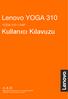 Lenovo YOGA 310. Kullanıcı Kılavuzu