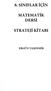 8. SINIFLAR İÇİN MATEMATİK DERSİ STRATEJİ KİTABI