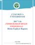 ÇUKUROVA ÜNİVERSİTESİ Yılı (TEKNİK BİLİMLER MESLEK YÜKSEKOKULU) Birim Faaliyet Raporu