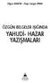 YAHUDİ- HAZAR YAZIŞMALARI