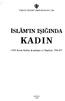 TÜRKIYE DIYANET VAKFI YAYlNLARI /286. ISlAM'IN IŞIGINDA 1\  KADlN. (TDV Kadın Kolları Konferans ve Panelleri: )