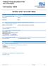 PHENOLPHTHALEIN (INDICATOR) SOLUTION MSDS. CAS numarası: MSDS MATERIAL SAFETY DATA SHEET (MSDS)