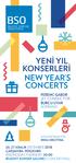 YENİ YIL KONSERLERİ NEW YEAR S CONCERTS FERENC GABOR ŞEF CONDUCTOR BURCU UYAR SOPRANO