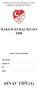 SINAV TİPİ (1) HAKEM KURAL SINAVI 2008 TÜRKİYE FUTBOL FEDERASYONU MERKEZ HAKEM KURULU. Sınava Girecek Hakemin. Adı Soyadı :... Lisans No. :...