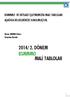 BSMMMO VE İKTİSADİ İŞLETMEMİZİN MALİ TABLOLARI AŞAĞIDA BİLGİLERİNİZE SUNULMUŞTUR. Bursa SMMM Odası Yönetim Kurulu 2014/ 2. DÖNEM BSMMMO MALİ TABLOLAR