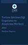 Turizm İ şletmeciliğ i Uyğulama ve Araştırma Merkezi Faaliyet Raporu
