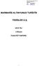 MARMARİS ALTINYUNUS TURİSTİK TESİSLER A.Ş YILI. 1.Dönem FAALİYET RAPORU