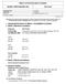 ÜRÜN GÜVENLİK BİLGİ FORMU. Hazırlanma Tarihi 11/04/2014 Yayın Tarihi 11/04/2014 FORM_MSDS_R&D_127_00 Yenilenme Tarihi/No Sayfa No: 1/8