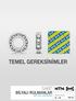 TEMEL GEREKSİNİMLER SABİT BİLYALI RULMANLAR 6000 / 6200 / 6300 SERİLERİ.   With You