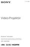 Video Projektör. Kullanım Talimatları VPL-VW270ES (1)