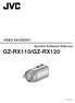 VİDEO KAYDEDİCİ Ayrıntılı Kullanım Kılavuzu GZ-RX110/GZ-RX120