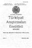 En titüsü. raştırmaları. DERGiSi PROF. DR. EFRASİYAP GEMALMAZ ÖZEL SAYISI ATATÜRK ÜNİVERSİTESİ SAYI:.17 ERZURUM 2001