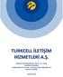 TURKCELL İLETİŞİM HİZMETLERİ A.Ş.