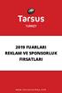 2019 FUARLARI REKLAM VE SPONSORLUK FIRSATLARI