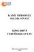 KAMU PERSONEL SEÇME SINAVI KPSS-2007/5 TERCİH KILAVUZU
