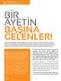 BİR AYETİN BAŞINA GELENLER!