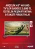 ARÇELİK 43 4K UHD TV LER SADECE TL ÜSTELİK PEŞİN FİYATINA 9 TAKSİT FIRSATIYLA!