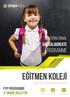 INTERNATIONAL BACCALAUREATE PROGRAMME EĞİTMEN KOLEJİ SENİN GELECEĞİN BURADA BAŞLAR PYP PROGRAMME 2 GRADE BULLETIN