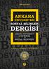 DERGİSİ ANKARA UNIVERSITY