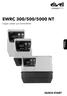 EWRC 300/500/5000 NT QUICK START. Soğuk odalar için kontrolörler. Türkçe