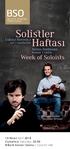 Solistler Haftası. Week of Soloists. Lukasz Borowicz. Tobias Feldmann. şef conductor. keman violin. Stephen Bryant