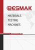 BESMAK MARKA BMT - E SERİSİ 50 kn KAPASİTELİ SERVO ELEKTROMEKANİK UNIVERSAL TEST CİHAZI