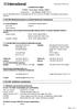 Güvenlik Veri Kağıdı YZM914 Polyurethane Matting Additive Versiyon No. 1 Son Düzeltme Tarihi 29/05/12