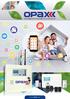 OPAX >> Ana Özellikler GPRS/GSM/SMS/LAN ALARM PANELİ.